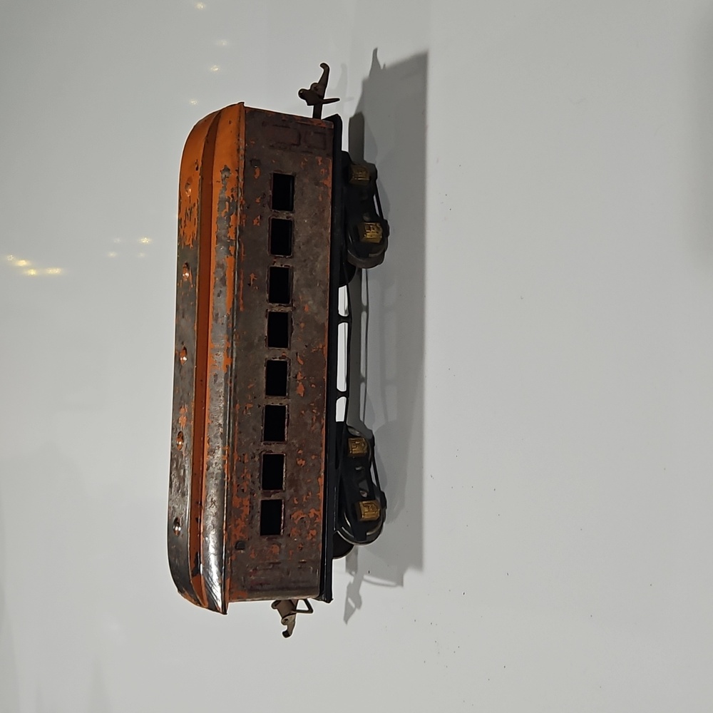 Vintage Orange Train Car. American Flyer #129. Prewar. - Picture 2 of 4